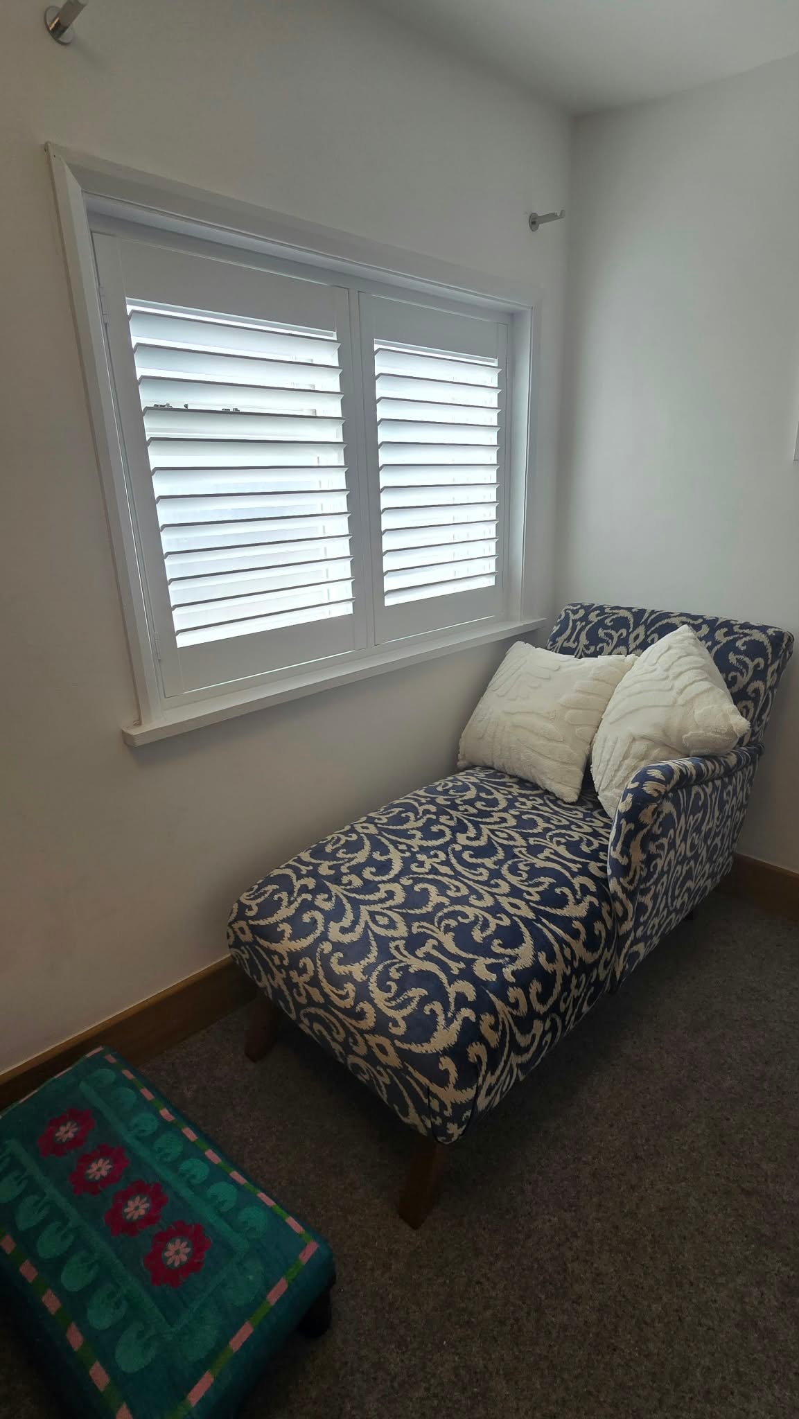 Shutters with window seat — Sustainable Shutters & Blinds